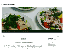 Tablet Screenshot of cafefontaine.se